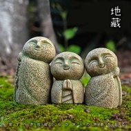 Cute Jizo Japanese Style Small Buddha Animal Bonsai Fish Tank Decoration Ornaments Micro Scene Moss 