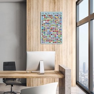 Beauty Poster Flags Of The World Canvas Art Print Discovering the Meanings and Significance Behind F