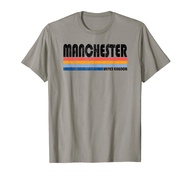 Vintage 70s 80s Style United Kingdom, Manchester T-Shirt