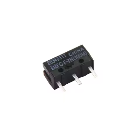 10pcs-100pcs D2FC-F-7N(100M) New Original for Micro Switch OMRON White Dot Limit Switch Mouse Button