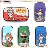 ALMA Pencil Cases, Large Capacity Cute Cartoon Labubu Pencil Bag, Fashion Stationery Bag