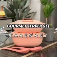 Gourmet server set 2pc tupperware