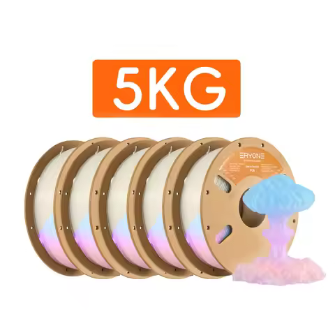 ERYONE 5KG Luminous PLA Filament 1.75mm 1kg Glow in the Dark Plastic PLA 1kg 1.75mm 3D Printing Mate