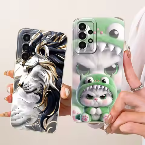 For Samsung Galaxy A52 A72 5G Case Cute Cartoon Cover Shockproof Soft TPU Phone Case For Samsung A52