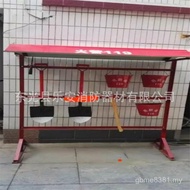 Fire Rack Hook Spade Fire Fire Equipment Fire Tool Single Row Rack Axe Rack Single Row Barrel 27DK