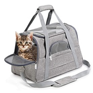 Cat Bag Breathable Outing Portable Pet Bag Foldable Car Bag Large Capacity Cat Bag