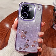 Roses Flower Glitter Plating Phone Case For Realme P3 Ultra P3Ultra P3 P 3Ultra RelameP3 Realme P3Ul
