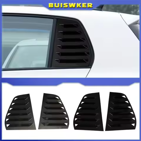 Pair Rear Side Window Trim Spoiler For VW Golf 5 Golf 6 Golf 7 MK5 MK6 MK7 MK7.5 2003-2020 Window Sh