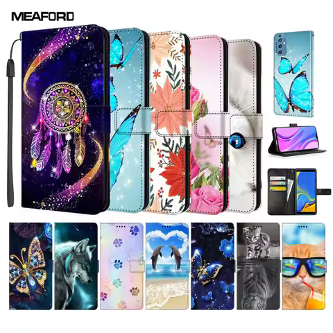 Leather Flip Cases For Sony Xperia Ace II Case XZ1 XZ3 XA2 XA1 Ultra Plus Compact Margnetic Wallet S