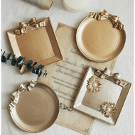 BOW JEWELLERY TRAY RESIN STORAGE VINTAGE JEWELRY PLATE PHOTOGRAPHY PROPS
