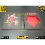 Display box of football player jersey Robbie Fowler 9 Liverpool 2000 2001 2002 home shirt jersey lim