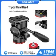 NEEWER Tripod Fluid Head ขาตั้งกล้อง หัวฟลูอิด พร้อมแผ่นปลดเร็ว รับน้ำหนักได้สูงสุด 3 กก. GM24