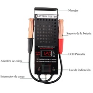 AUTTGINN 6/8/12/16/24V Battery Load Tester Automotive Car Battery Tester,Battery Charging System Tes