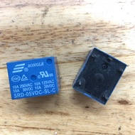 5-pin Relay 5Vdc/ 12Vdc - Electronic component Relay