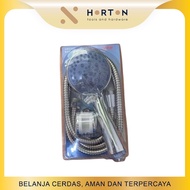 3-Function Chrome Hand Shower – Multifunctional Shower Head