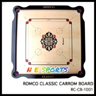 Romco Classic Carrom Board Free Carrom Powder Carrom Men Set