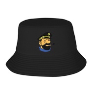 Captain Haddock Tintin Cartoon Comic Fashion Diy Bucket Hat