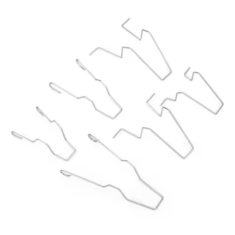 6Pcs For H1 H3 H4 H7 Metal Headlight Bulb Spring Clips Car Headlamp Light Bulb Retainer Spring Clips