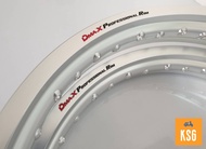 วงล้อ DmaXPro ลิขสิทธิ์แท้!!! เกรด AAA ขนาด 1.40x17 สีเงิน จำนวน 2 วง#ล้อขอบ 17-1.40 DmaXPro สีเงิน