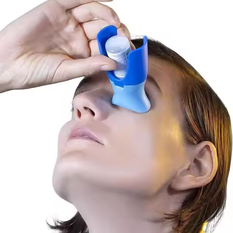 Reusable Eyedrops Holder Eye Drops Bottle Helper Eye Ointments Drops Holder Device Eyedrop Guide Aid