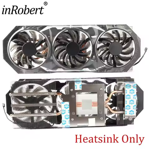 Original Video Card Heatsink for GIGABYTE GV-N970WF3-4GD GTX 970 3pin Graphics Card Replacement Heat