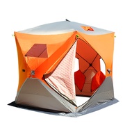 แคมป์ปิ้ง Pop Up Quick Open Ice Cube เต็นท์ตกปลาฤดูหนาว