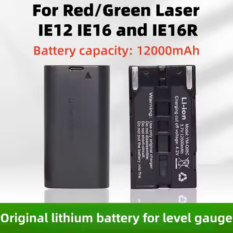 Rechargeable Lithium Battery Replacement Part for Red/Green Laser IE12 IE16 and IE16R Cross Line Las
