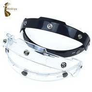 [kokiya] Universal Motorcycle UV Adapter for 3 Snap Bubble Shield Visor Flip Black