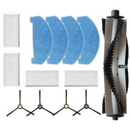 ain Side Brush Filter Mop Cloth Kit For Robot Vacuum For ILIFE A20, T20s, V3x, For Polaris PVCR 360