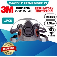 3M 6000 Series Reusable Half Facepiece Respirator 6200 (M) 6300 (L) 3M Mask Respirator 3M Gas Mask P