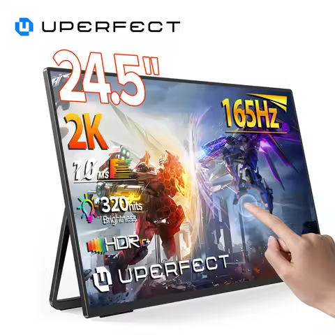UPERFECT UMax 24 2K Portable Desktop Monitor 24.5”Touchscreen 165Hz Wall Mounted IPS Display For Lap