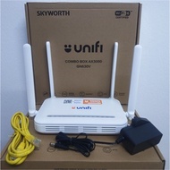 SKYWORTH WIFI ROUTER Combo Box FIBRE AX3000 GN630V Wifi6 EasyMesh