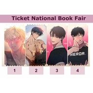 Photocard Ticket Lezhin book fair Work Card manhwa Boomtoon BL