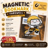 Magnetic Bookmark Custom | Resign Farewell Gift for Colleague | Gift Farewell | Hadiah Farewell|Good