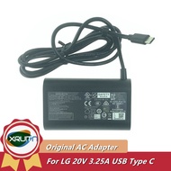 Original LG 65W USB-C 20V 3.25A AC/DC Adapter for LG gram 15Z90Q 16Z90Q 17Z90Q 16Z95PD 17Z90P-K.ADC9