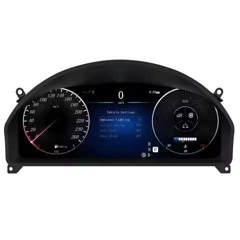 Car LCD Digital Dashboard Instrument For Mercedes Benz C-Class W204 NTG4.0 08~11