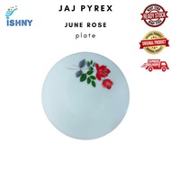 [Preloved] Vintage JAJ Pyrex June Rose dinner/side plate (1pc)