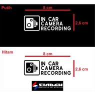 Cutting sticker car cctv in car camera recording 8cm car sticker ok