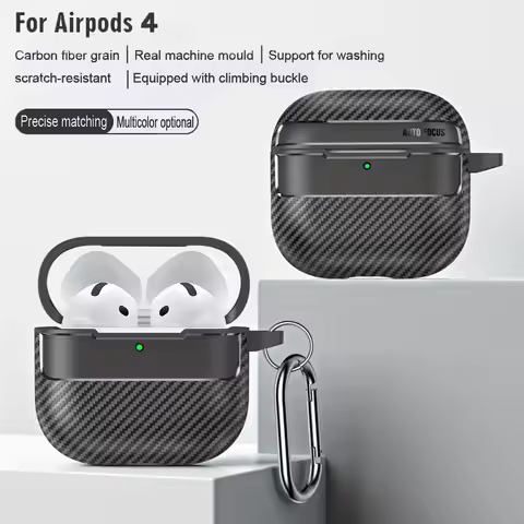 TPU Armor Shockproof Case for AirPods 4 ANC Soft TPU Case Scratch-Resistant Bags for AirPods Pro 3 2