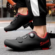 Cycling Shoe Ultralight Carbon Fiber Cycling Shoes Cleats Shoes Non-slip Road Bike Shoes Breathable Self-Locking Pro Racing Shoes FFAS