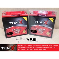 THAI-X BATTERY YB5L YB5 - YAMAHA 135LC v1 / SRL 110 / DEMAK EX90 / DJ90 / SM SPORT 110E / KRISS 120 