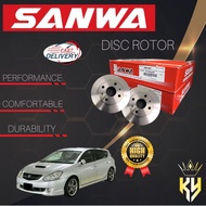 SANWA FRONT BRAKE DISC ROTOR TOYOTA CALDINA ST246 GT-4 (RT206223G)