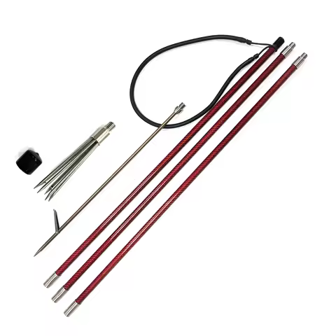 Factory Price Carbon Fiber Pole Spear Fish Harpoon Pescasub with Paralyzer Tip Multiple Lengths Avai