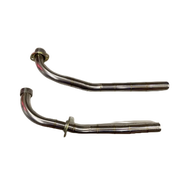 27mm stainless steel exhaust for dream, wave, cub welded exhaust