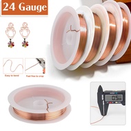 Coppers Wire, 24 Gauge,20Gauge Solids Coppers Wire for Jewelry Making Crafts, Electroculture Gardeni
