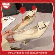2023 pointed toe 7P high heels, seductive design, spring and summer fashion for women, Teen Teen Sho