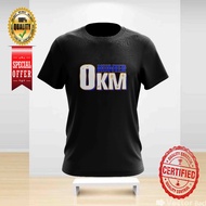 0Km / 0 Mile / ZERO KM / 0 KM HUNTER GOLD BLUE DESIGN 1 TSHIRT ROUND NECK FOR ALL