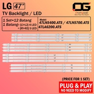 LG 47 INCH 47LN5400.ATS / 47LN5700.ATS / 47LA6200.ATS LED Backlight TV / Light Bar | Lampu LED TV 47
