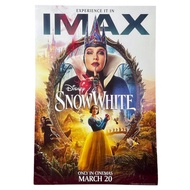 IMAX Poster Snow White Authentic From Major Cineplex 2025 Rachel Zegler Gal Gadot