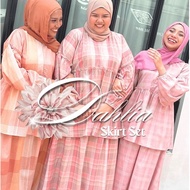 Dahlia Checkered Skirt Set